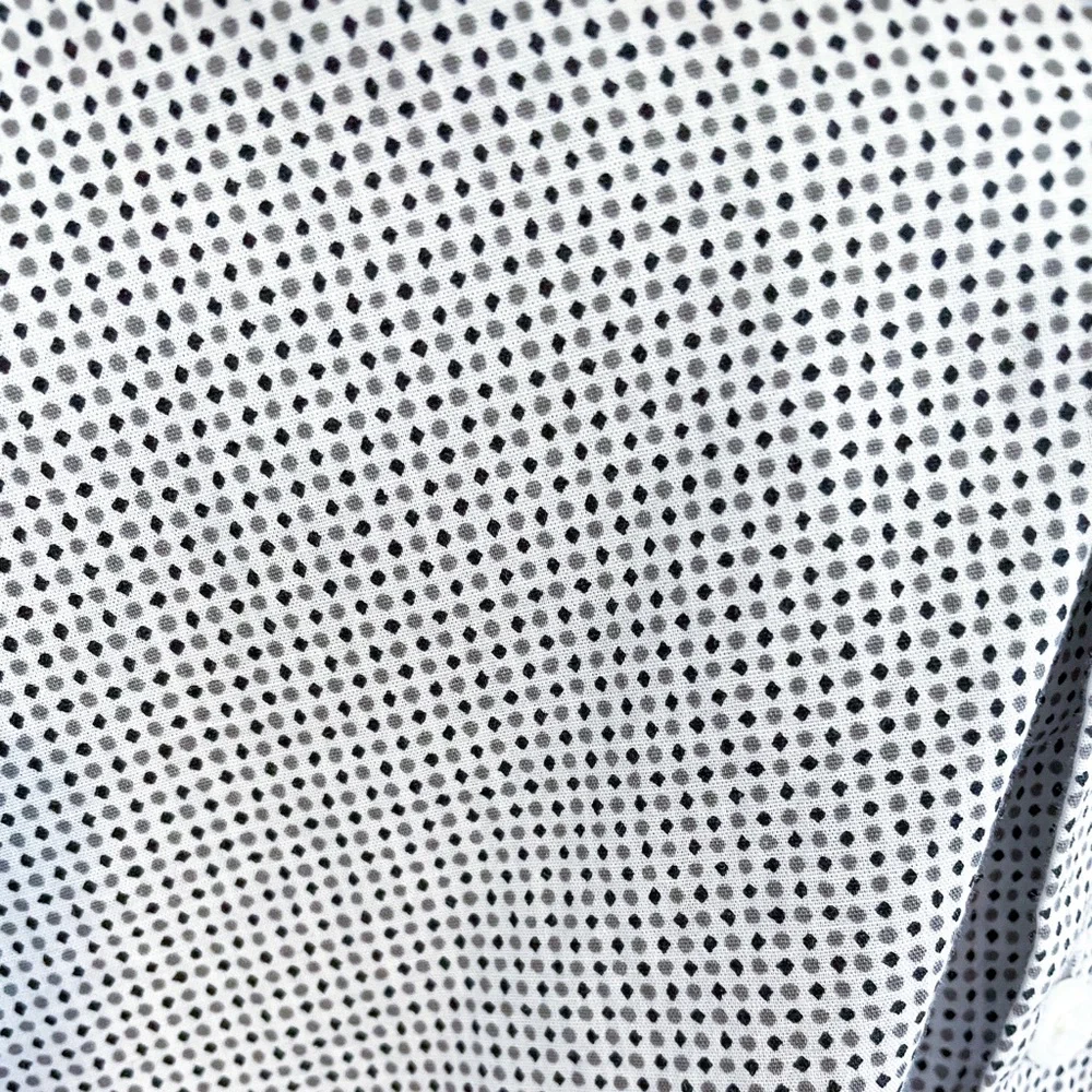 Express polka dot fitted button up shirt - Picture 3 of 7